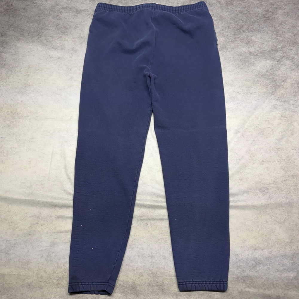 Syracuse Sweatpants Navy Blue XL Vintage 90s Fruit of the Loom Heavy Cotton Y2K - Picture 4 of 11